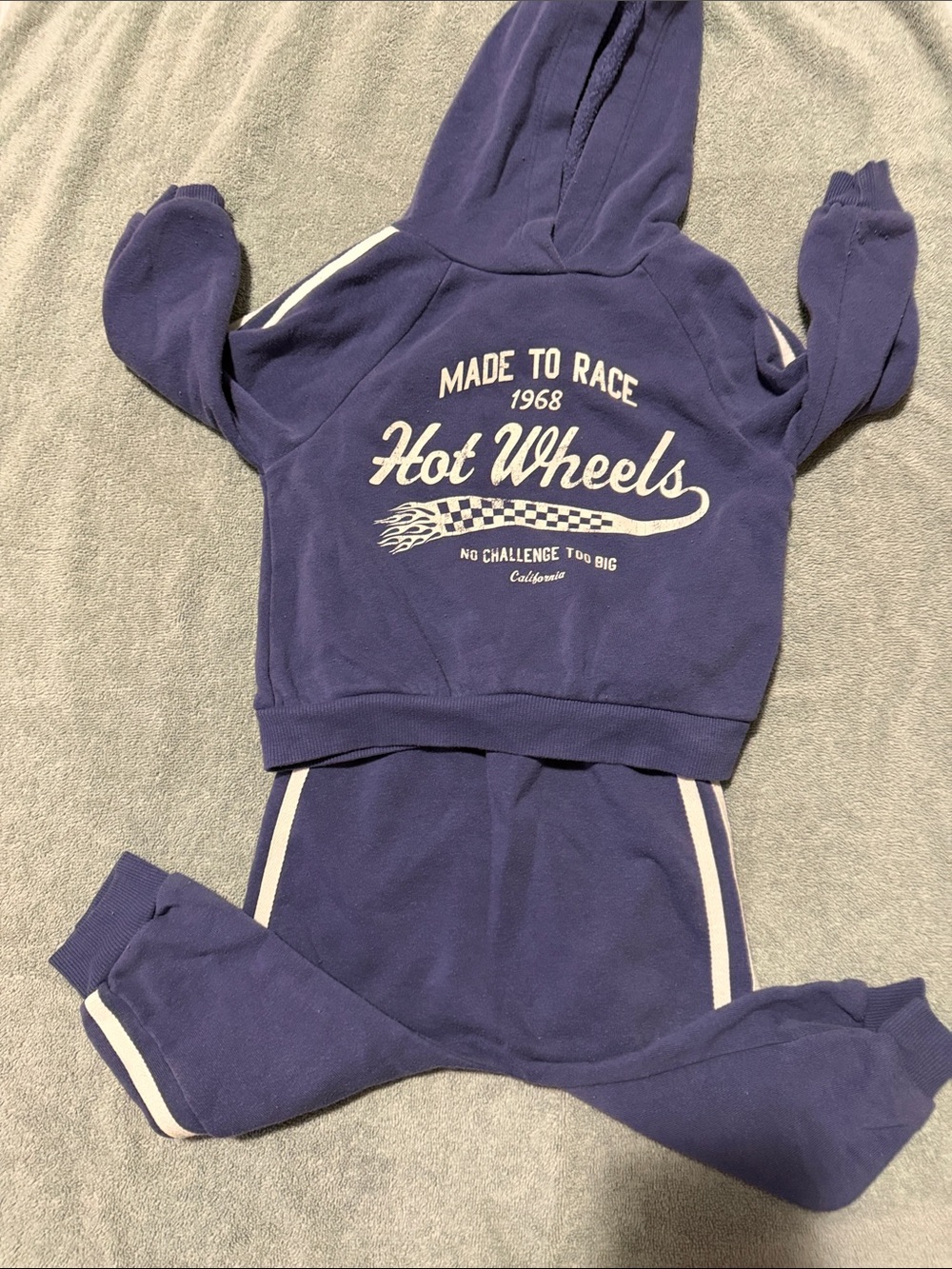 Hot Wheels Purple Kids Jogger Pants - Logo Sweatpants